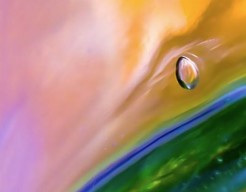 Rainbow layerings - abstracte fotografie