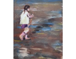 meisje met de laarsjes