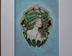 art deco broche 