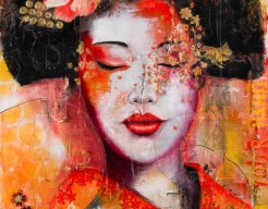 Portret of a Geisha Orange
