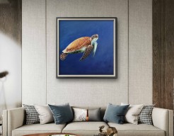 Swimming in the ocean