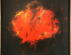 Burning heart