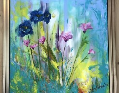 Bloemenpracht, geabstraheerd 