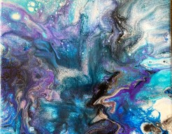 Jupiter, splashes of purple