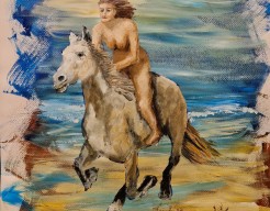 horseback riding at the beach