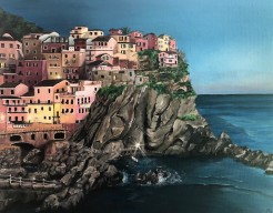 Evening Lights in Cinque Terre (M.H.) niet te koop