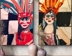 Carnaval dansen door de straten 