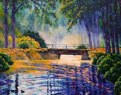 Ochtendnevel in de Eemvallei