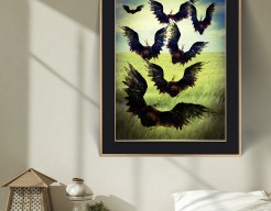 Vogelvlucht landschap 