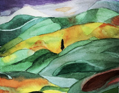 somewhere in the distance