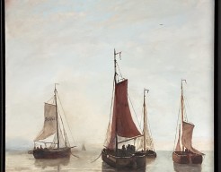 Scheveningen naar schilderij van Mesdag 