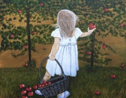 De kleine appelplukster