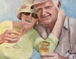 Echtpaar op een feestje 