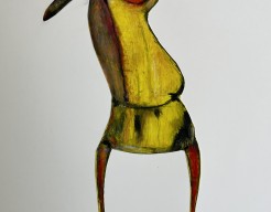 Vogel mixed media A3 