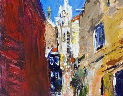 Dordrecht. Church in sunshine!