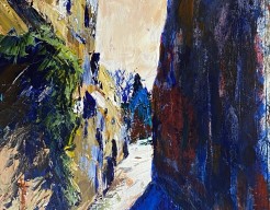 Dordrecht. Church in shadow