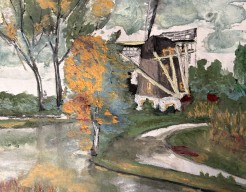 Oostzijdse molen riviertje Gein / beginnende herfst sferen 