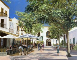 Santa Gertrudis  72-93cm  olieverf op doek