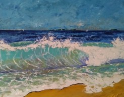 Golfslag in Portugal