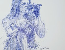 Beth Hart in pen
