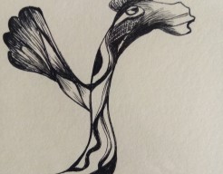 Abstracte letter Griekse Y