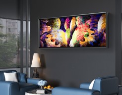 Kleur en vormen impressie huiskamer 