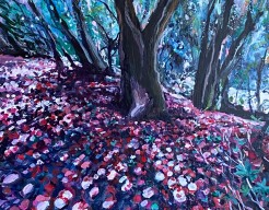 Bloesempracht op de grond