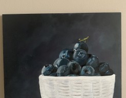 Schaaltje blauwe bessen