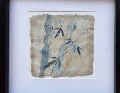 Bamboo op zelf geschept papier