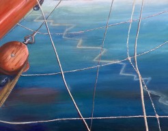 Op platbodem de Vlieter