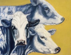 Hollandse koeien.  2e van een drieluik