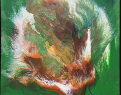 La flor y el babuino