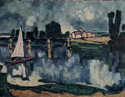 Voilier sur la Seine