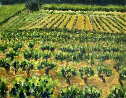 Landschapsoefening van Gogh 