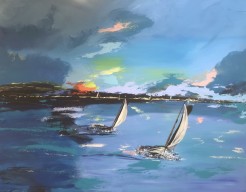 ‘Skûtsjesilen op het Snekermeer’