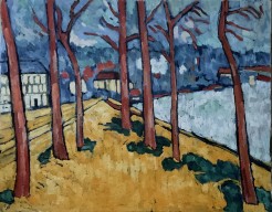 La Seine, l’hiver à Bougival