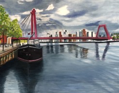 Willemsbrug in Rotterdam 