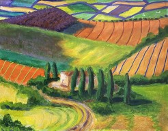 Hockney in Toscane 