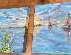 Genieten aan het water