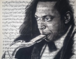 Portret van John Coltrane