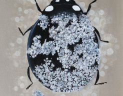 Lady Diamond - acrylverf op canvas