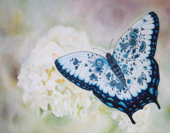 Delfts Blauwtje - handgeschilderd