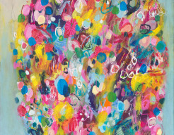 Once Upon a Time in the Flower Shop - abstract schilderij