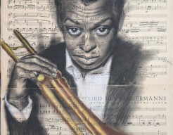 Portret van Miles Davis