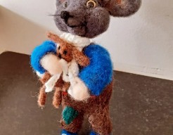 muis met knuffel