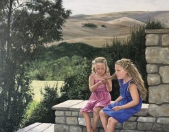 Twee zusjes in Toscane