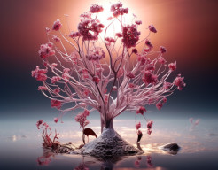 Pink tree