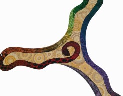 Regenboogslang, stiptechniek 