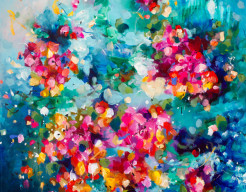 Showers of Flowers - schilderij