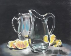 stilleven met sinaasappel